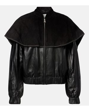 JW Anderson Lederjacke - Schwarz