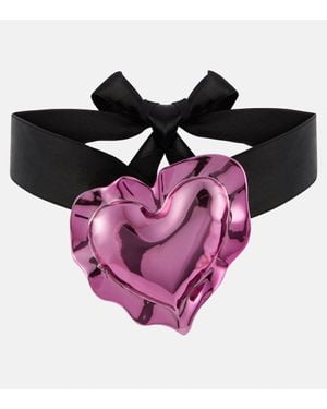 Nina Ricci Halskette Cushion Heart - Schwarz