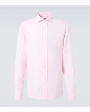 Ralph Lauren Linen Oxford Shirt - Pink