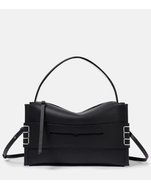JW Anderson Schultertasche Loafer Aus Leder - Schwarz