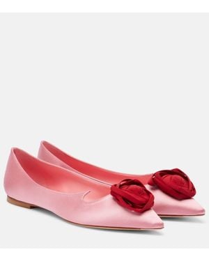 Roger Vivier Ballerine I Love Viver - Rosso