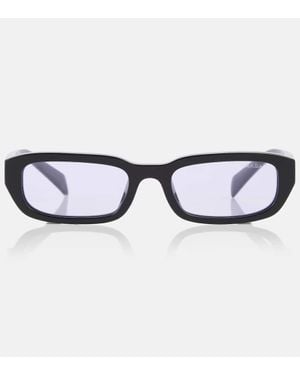 Prada Eckige Sonnenbrille - Blau