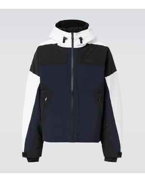 Aztech Mountain Tricolour Ski Down Jacket - Blue