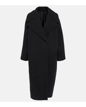 Alaïa Mantel Cocoon Aus Schurwolle - Schwarz