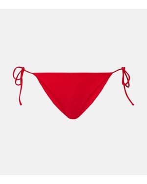 JADE Swim Ties Bikini Bottoms - Red