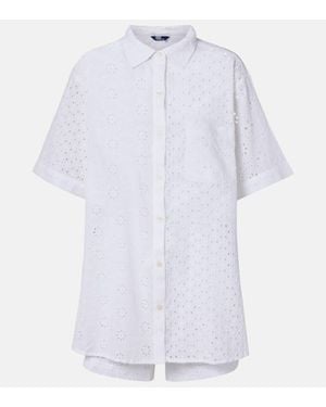 Polo Ralph Lauren Set Of Cotton Shirt And Bermuda Shorts - White