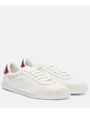 Dolce & Gabbana Saint Tropez Light Leather Trainers - White