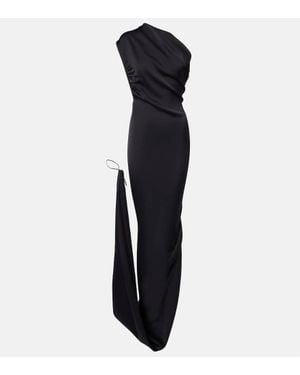 Vivienne Westwood Vestido De Fiesta Andreas De Saten - Negro