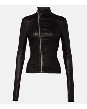 Rick Owens Gary Leather Jacket - Black