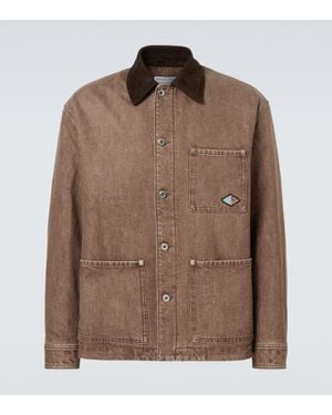Bottega Veneta Cotton Denim Jacket - Brown