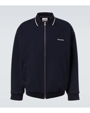 Miu Miu Blouson Aus Baumwolle - Blau