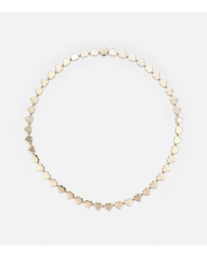 Sydney Evan Pure Heart Eternity 14kt Gold Necklace - Metallic