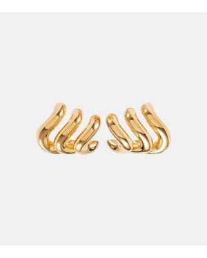 Balenciaga Ohrringe Loop Trio - Mettallic