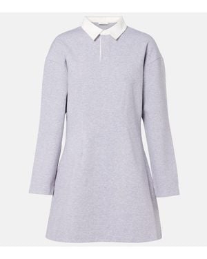 JW Anderson Polokleid Aus Jersey Aus Einem Baumwollgemisch - Lila