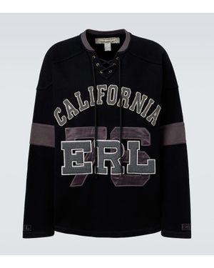 ERL Longsleeve Aus Baumwoll-Jersey - Schwarz