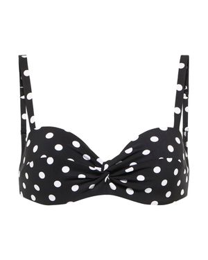 Karla Colletto Basics Polka-dot Bikini Top - Multicolour