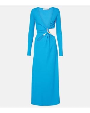 Christopher Esber Cavern Stone Maxi Dress - Blue