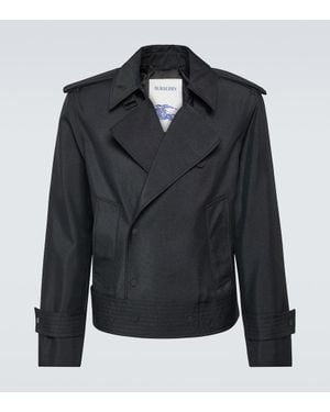 Burberry Trench Cropped - Nero
