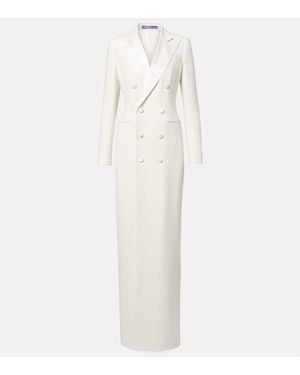 Ralph Lauren Robe Kristian Aus Seiden-Cady - Weiß