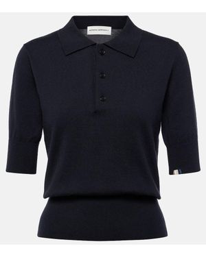 Extreme Cashmere Polo N°351 Park - Blu