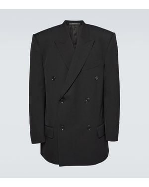 Balenciaga Wool Blazer - Black