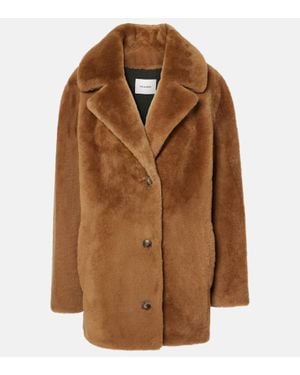 Yves Salomon Veste 75Cm Shearling Jacket - Brown