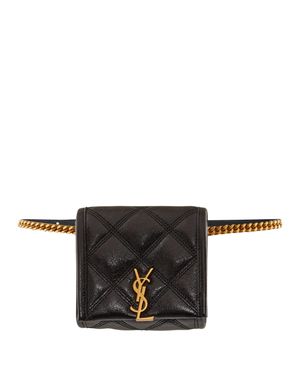 Saint Laurent Gürteltasche Baby Becky aus Leder - Schwarz
