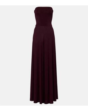 Alaïa Jersey Jumpsuit - Purple