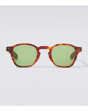 Jacques Marie Mage Zephirin 47 Round Sunglasses - Brown