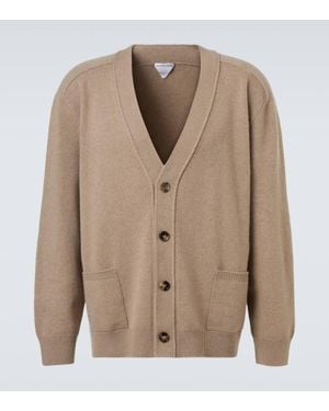 Bottega Veneta Cardigan Aus Einem Kaschmirgemisch - Natur
