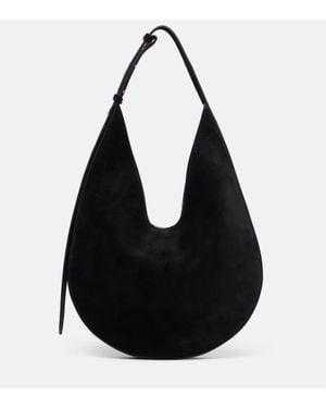 Aesther Ekme Sac Medium En Daim - Noir