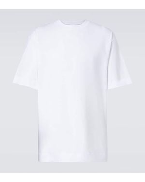Dries Van Noten T-Shirt Aus Baumwoll-Jersey - Weiß