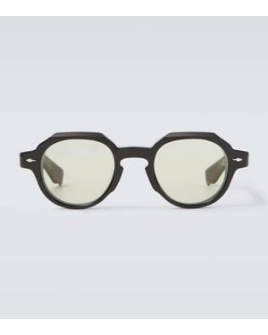 Jacques Marie Mage Pontian Round Sunglasses - Brown