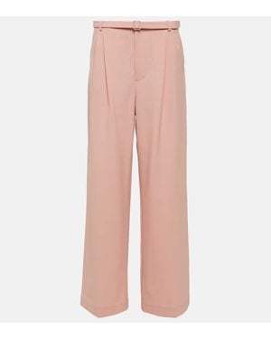 SIR. Pantaloni Dario A Gamba Larga - Rosa