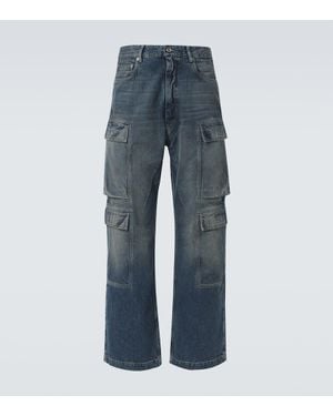 Rick Owens Jeans Cargo Hollywood - Blu