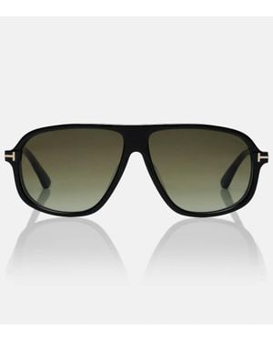 Tom Ford Guillaume Aviator Sunglasses - Green