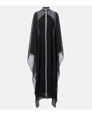 ‎Taller Marmo Kaftan Parthenon Mit Swarovski-Kristallen - Schwarz