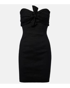 TOVE Minikleid Dipti Aus Einem Leinengemisch - Schwarz