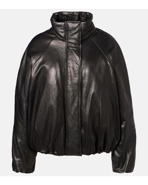 Proenza Schouler Laney Leather Jacket - Black