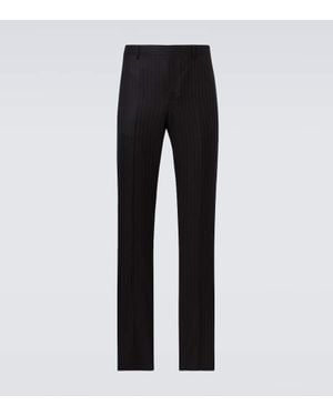 Givenchy Gerade Hose Aus Wolle - Schwarz