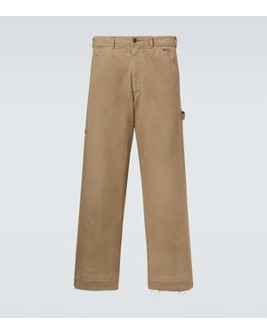 Maison Margiela Mid-Rise Wide-Leg Jeans - Natural