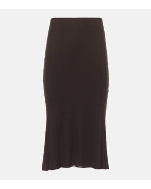 KHAITE Midirock Leema Aus Jersey - Schwarz