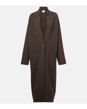 Lisa Yang Amie Single-Breasted Cashmere Coat - Brown