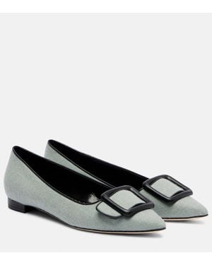 Manolo Blahnik Ballerinas Maysale - Schwarz