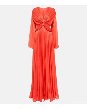 Costarellos Remi Georgette Maxi Dress - Red