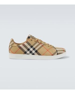Burberry Zapatillas Set Check - Neutro