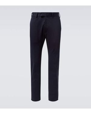 Tom Ford Chinohose Aus Baumwoll-Twill - Blau