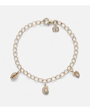 Sydney Evan 14Kt Charm Bracelet With Diamonds - Metallic