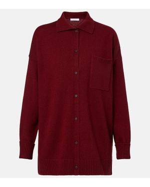Max Mara Oversize-Cardigan Bull Aus Kaschmir - Rot