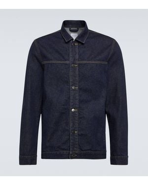 Sunspel Denim Jacket - Blue